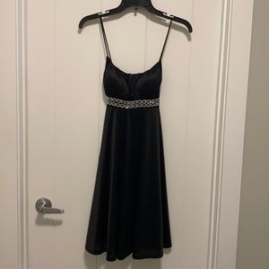 Black cocktail dress